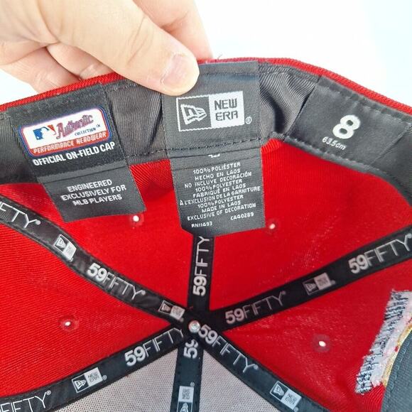 New Era 59FIFTY MLB Philadelphia Phillies JULY 4TH Fitted 8 Hat Cap Low Profile - Picture 7 of 7